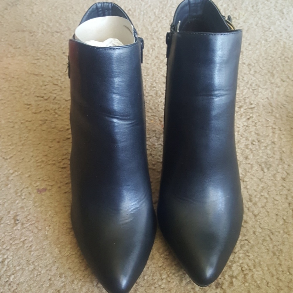 Black ankle boots